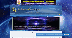 Desktop Screenshot of lapressegalactique.com